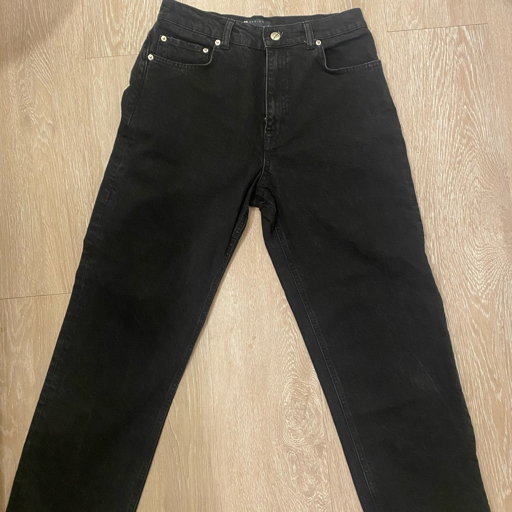 Size 30 black ASOS mom jeans